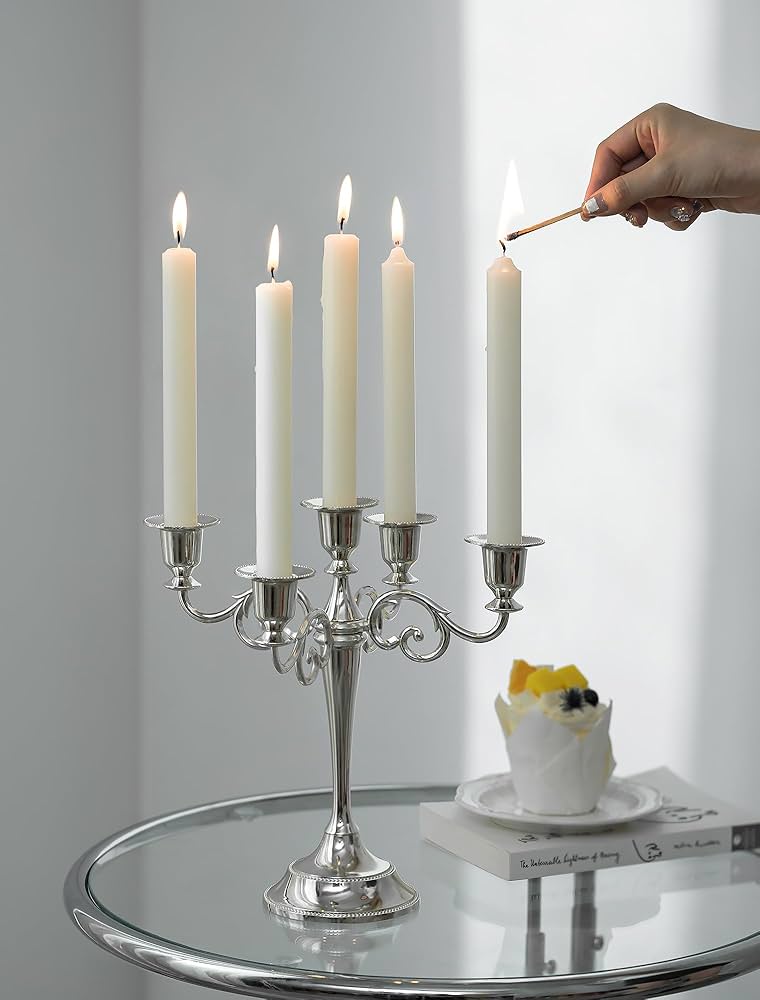 Amazon.com: Sziqiqi Candelabra Candlestick Holder for Taper